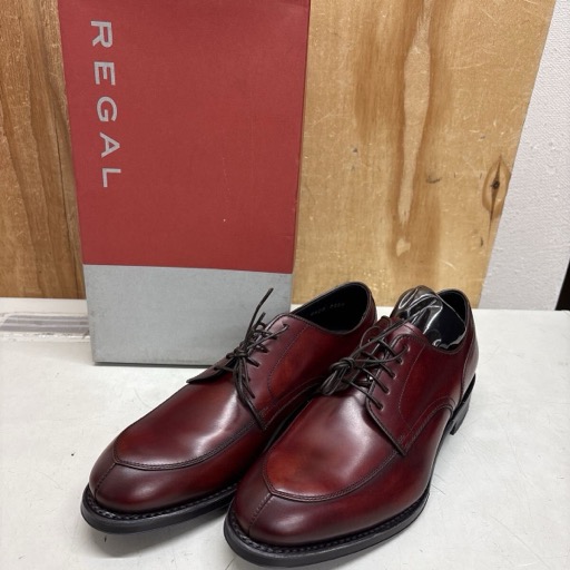REGAL リーガル ビジネスシューズ 革靴 ワイン 06CR BD 25 1/2